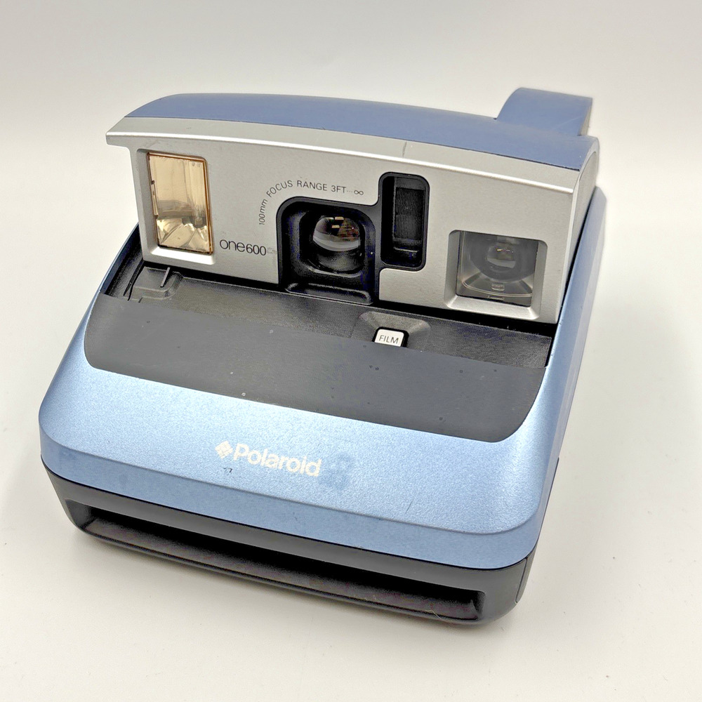 Vintage Polaroid One600 Instant Film Camera – Blue – Tested